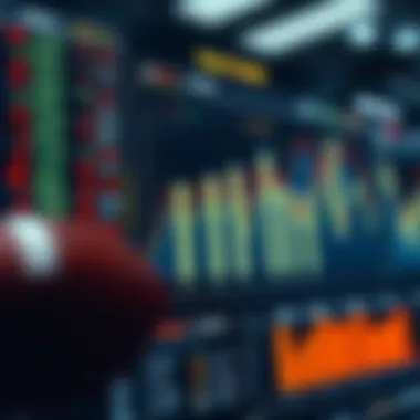 Data analytics chart for NFL betting trends