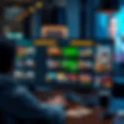 Innovative online betting interface showcasing diverse games