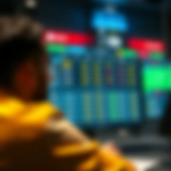 A digital interface showcasing online betting options