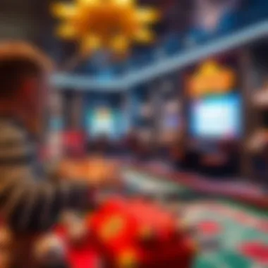 A visual representation of strategic gameplay in an online bingo environment