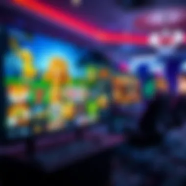 A dynamic view of an online casino platform showcasing popular games.