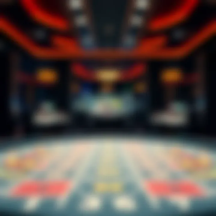 Exploring the Virtual Casino Landscape A virtual casino environment showcasing various gaming tables