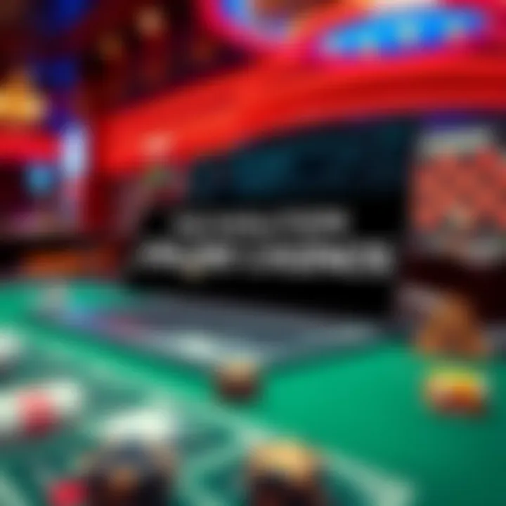 An infographic illustrating the history of online casinos from inception to modern developments.