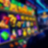 A vibrant online casino slot interface showcasing colorful graphics and symbols