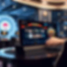 An elegant view of a modern online casino interface