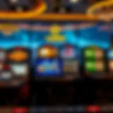 Virtual casino interface showcasing a variety of games