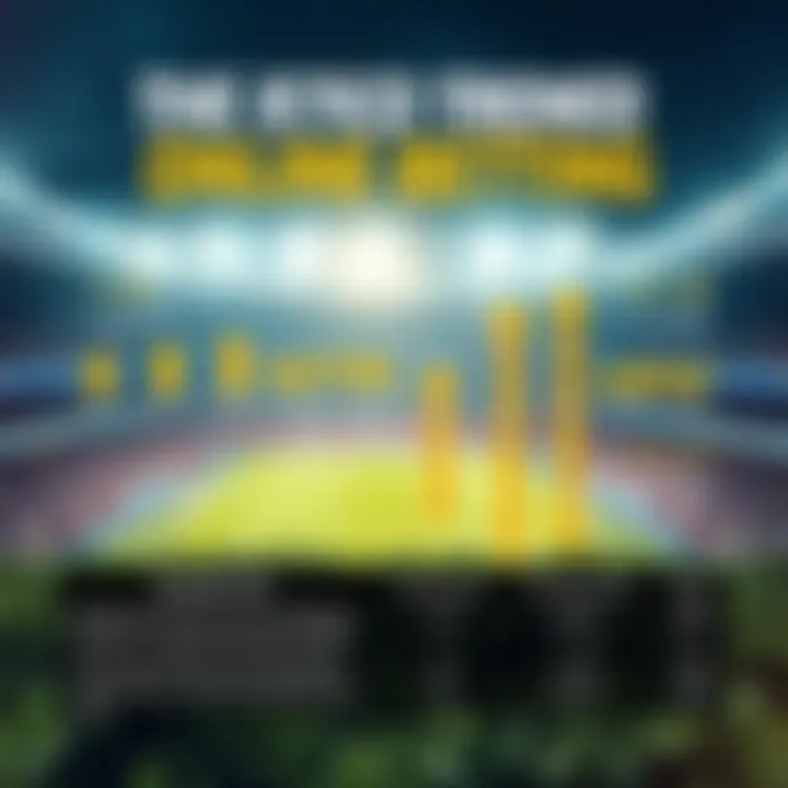 The Rising Trend of Online Football Betting A dynamic infographic illustrating the growth of online football betting.