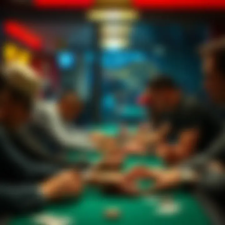 Community engagement in poker