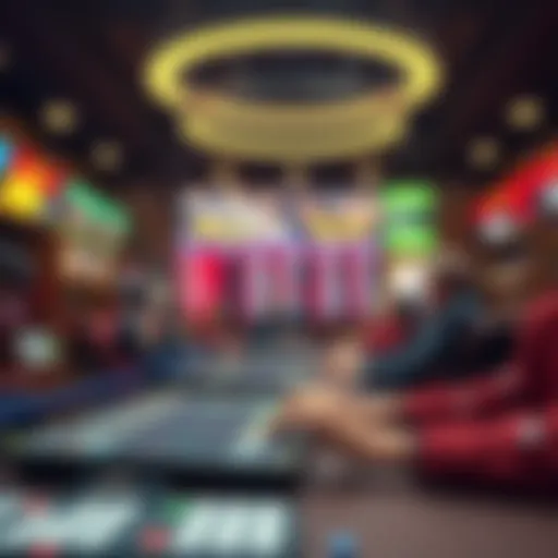 Intricate patterns of online betting strategies