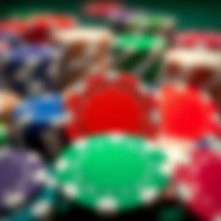 Understanding Poker Chips Illustration of poker chips in various colors