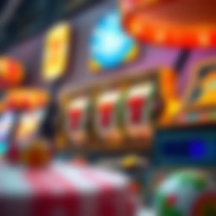 Visual representation of popular bonus slot games