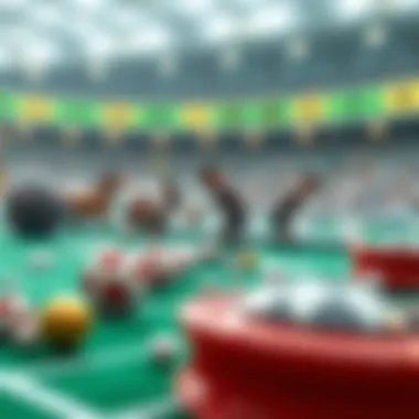 Visual representation of betting strategies.