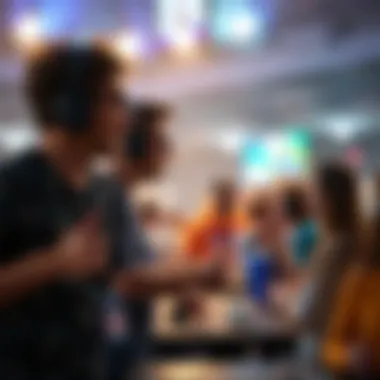 Visual representation of community interaction in Reactoons 2