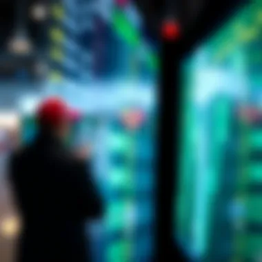 A digital screen displaying real-time racing data