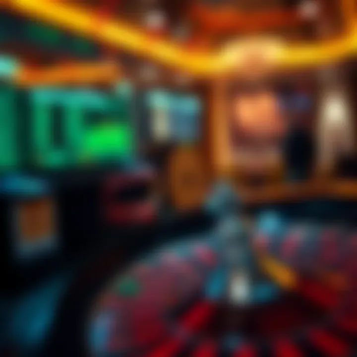 Online Roulette Gameplay A digital representation of online roulette gameplay showcasing modern technology.