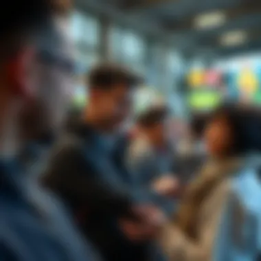 Graphical representation of community interaction in betting