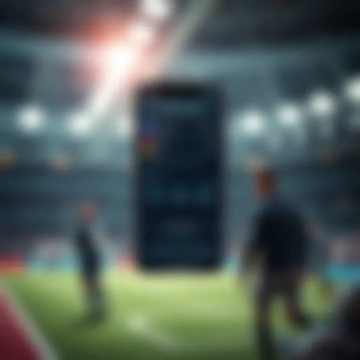 Visualization of advanced security features in betting apps