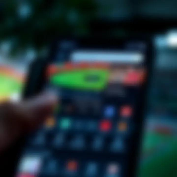 Mobile platform interface showcasing user-friendly design