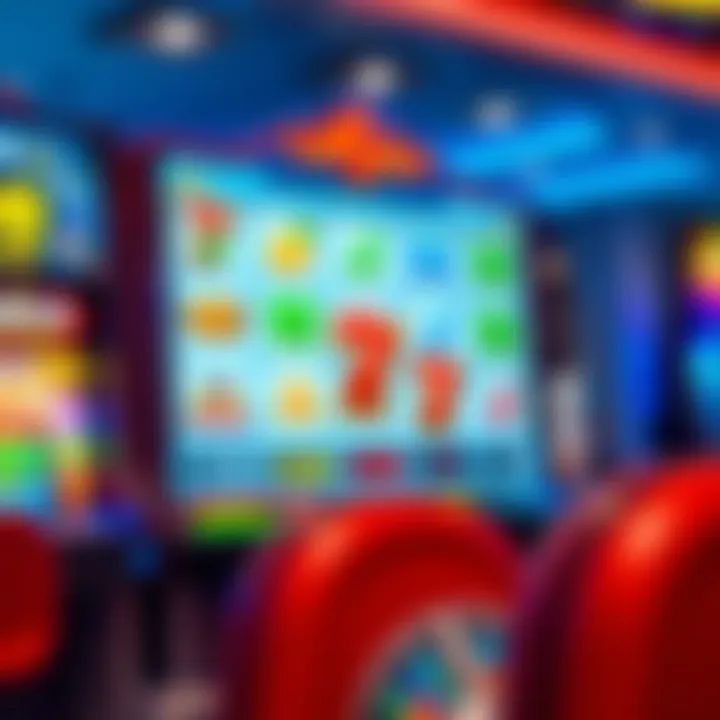 Diverse slot games interface