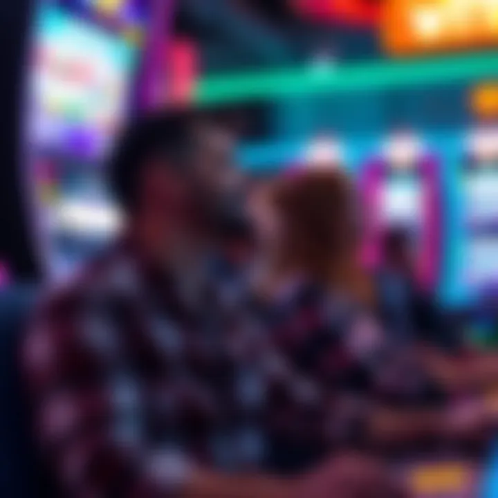 User enjoying slot gaming experience