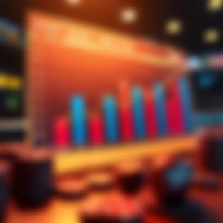Graph showcasing betting risk management