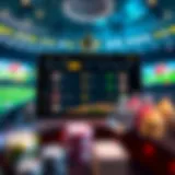 Innovative betting platform showcasing various features