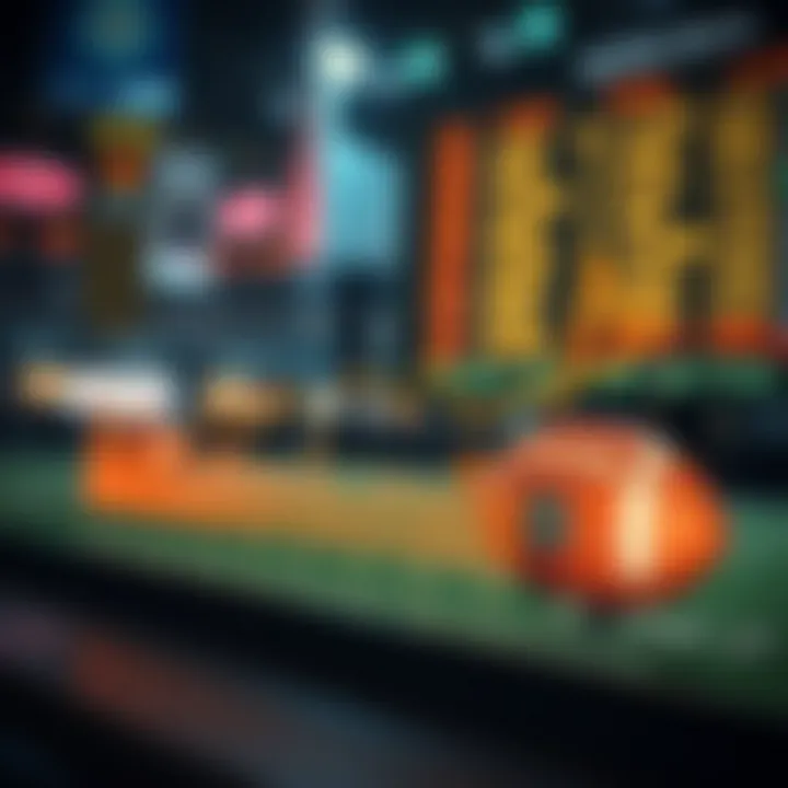 A chart displaying the latest trends and fluctuations in Super Bowl betting odds