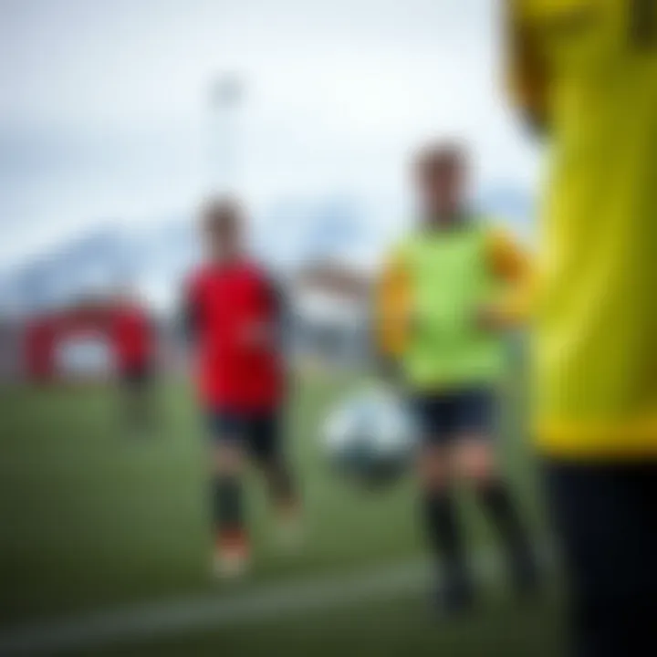 Nurturing the Next Generation of Football Talents in Tromsø Young athletes training on a local pitch in Tromsø