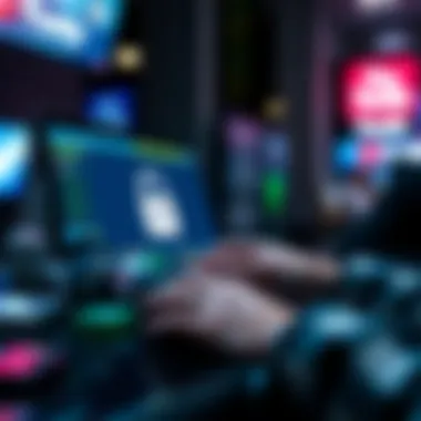 Illustration of secure online transaction
