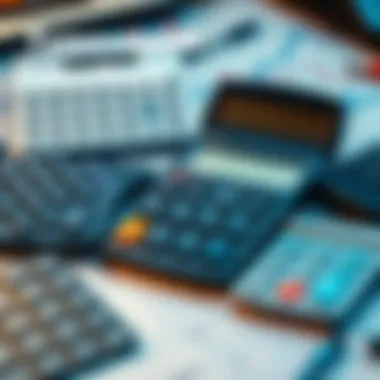 An infographic illustrating the different types of calculators used in investing.