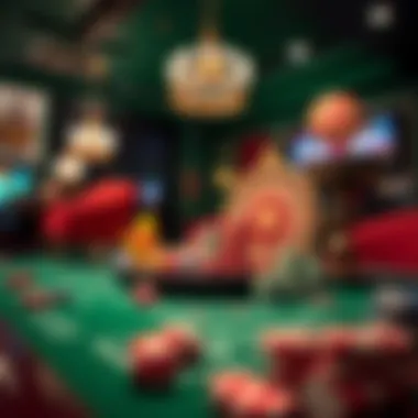 Various types of online casino games