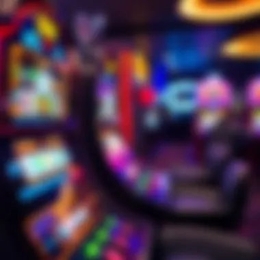 Modern digital slot machine interface