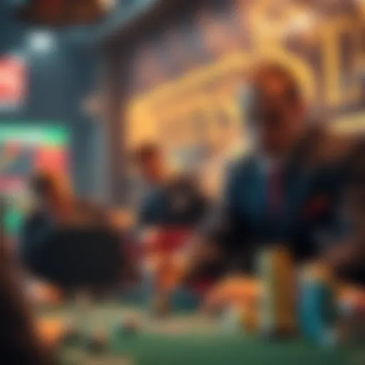 Insightful illustration of betting strategies and their impact on professional gamblers