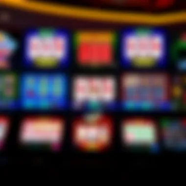 A variety of video poker game variations displayed on a screen